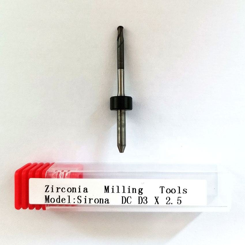 diamond coated carbide endmill for sirona MCX5 Dental Zirconia Milling Unit